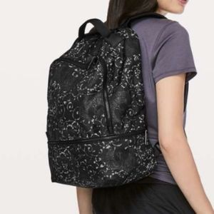 Lululemon City Adventurer Backpack *17L in Motif Grey Black/Blackll